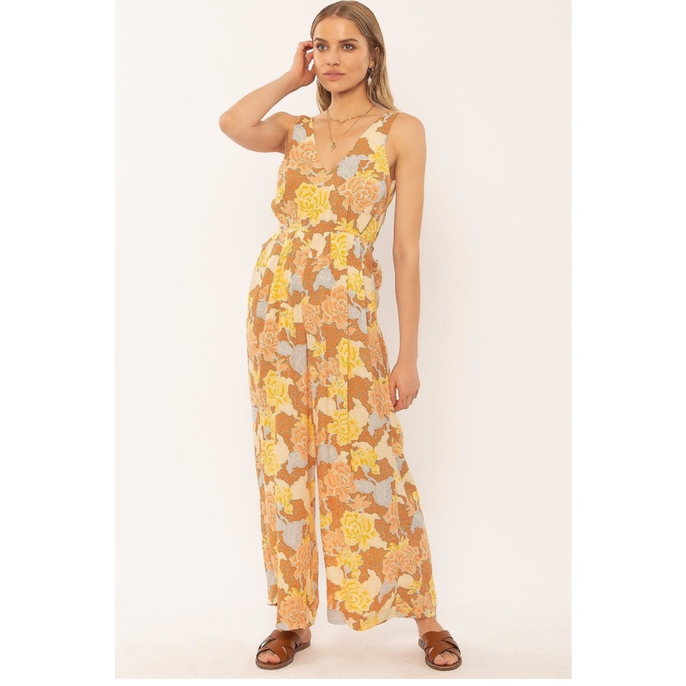 Boho Floral Jumpsuit